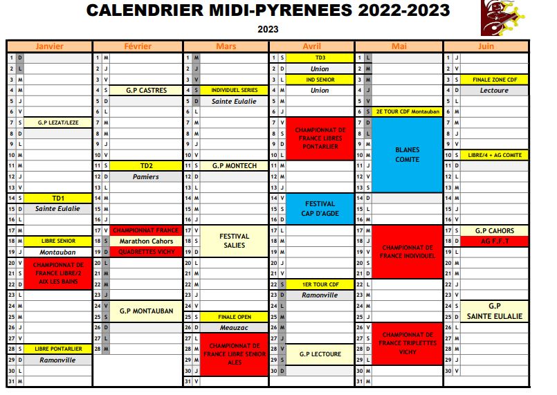 calendrier provisoire 2022 2023 2me page