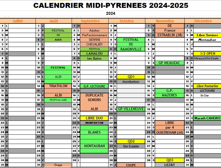 Calendrier prvisionnel saison 2024 2025 page 1 version3