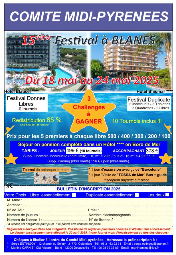 affiche Blanes 2025