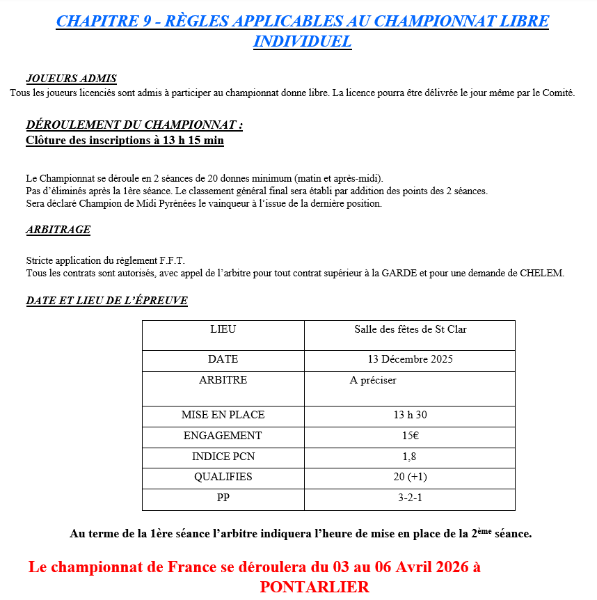 Chapitre 9 libre Pontarlier