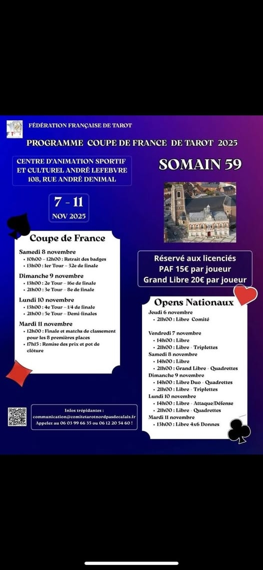 Affiche CDF 2025 Somain