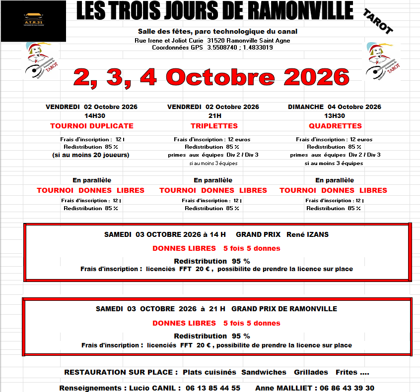 Affiche les 3 jours de Ramonville