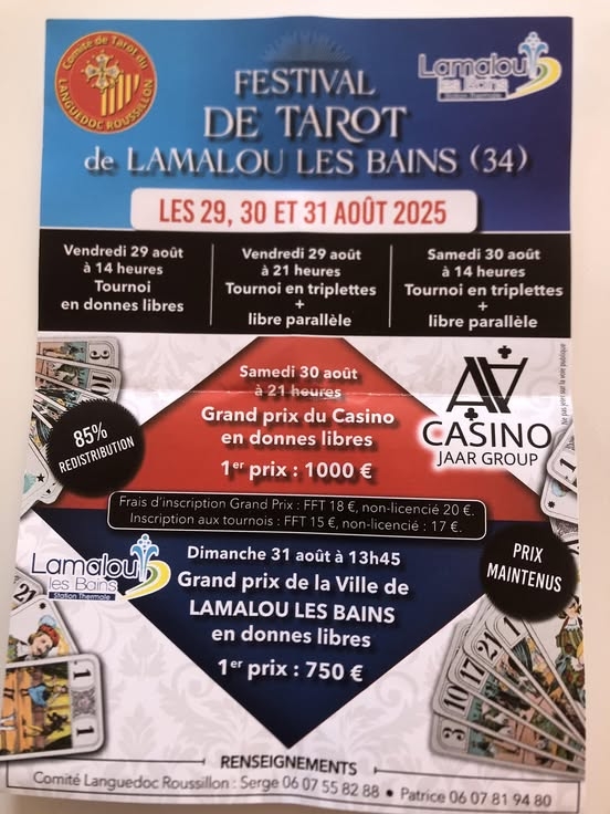 Festival casino Lamalou les Bains 2025